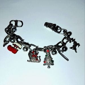 Christmas charm bracelet
